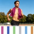 thumbnail image 1 of Yhmxh Cooling Towel, Cooling Neck Wraps, Lightweight Microfiber Sports Towel with Snap Buttons, Quick Dry Neck Cooling Scarf for Running, Gym, Hiking, Yoga, Summer Activities, 1 of 7