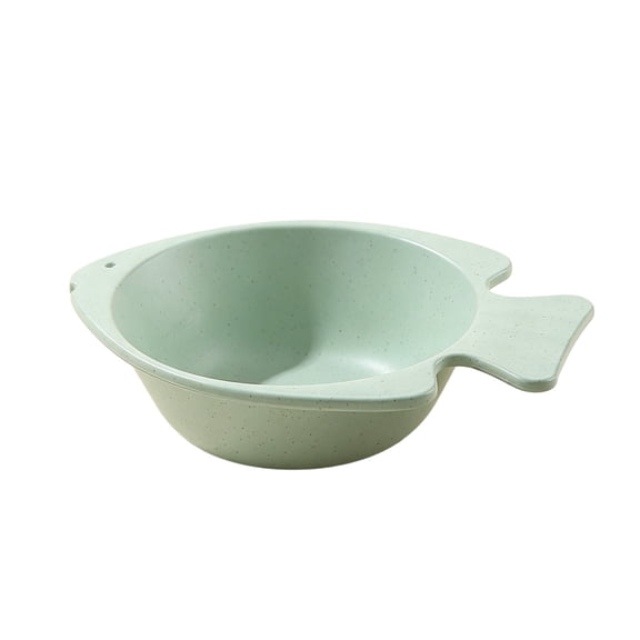 Yhmxh Cute Fish Shaped Bowl, Wheat Straw Unbreakable Food Bowl, Lightweight Feeding Bowl Desserts Bowl for Rice Fruit Snack Pasta, Reusable Dining Tableware for Home Kindergarten Picnic
