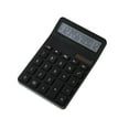 thumbnail image 1 of Yhmxh Desk Calculator 12 Digit with Big Buttons, Desktop Dual Power Battery and Solar Desk Calculators with Large LCD Display for Home and Office Use, Auto Sleep Calculators (Black), 1 of 6