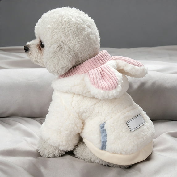 Yhmxh Dog Sweater, Dog Clothes & Coat, Pet Jacket for XXS XS Small Dogs Boy or Girl, Soft and Warm Cat Sweaters Two-Legged Coat Doggy Apparel Costumes Christmas