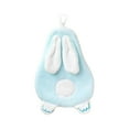 thumbnail image 1 of Yhmxh Easter Rabbit Hand Towels with Hanging Loop, Decorative Towels for Bathroom & Kitchen, Plush Easter Bunny Towel Easter Kitchen Hanging Towels, Farmhouse Fingertip Towel for Housewarming, 1 of 6
