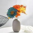 thumbnail image 1 of Yhmxh Fall Decor - Fall Decorations for Home - Artificial Sunflower and Maple Leaf for Thanksgiving Halloween Decorations Harvest Autumn Tabletop Home Kitchen Living Room Indoor Decor(Blue), 1 of 5