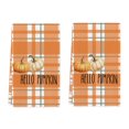 thumbnail image 1 of Yhmxh Fall Kitchen Towels Maple Leaves Hand Dish Towels Pumpkin Orange Fall Tea Cloth Fast Drying Decor Autumn Absorbent Cloth Housewarming Gift for Thanksgiving Cooking Kitchen Bathroom, 1 of 6