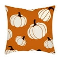 thumbnail image 1 of Yhmxh Fall Pillow Covers Maple Leaf Pumpkin Decorative Throw Pillow Cover 18 x 18 inches, Autumn Pumpkin Porch Patio Thanksgiving Pillowcase, Harvest Seasonal Sofa Couch Cushion Case Home Decor, 1 of 6