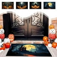thumbnail image 1 of Yhmxh Fall Welcome Pumpkin Doormat Rug, Halloween Autumn Decorative Low-Profile Floor Rugs Non Slip Welcome Mat with Rubber Backing for Entrance Seasonal Outside Indoor Front Kitchen Decortion, 1 of 7