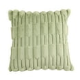thumbnail image 1 of Yhmxh Faux Wool Plush Decorative Throw Pillow Covers 20x20 Inch Fluffy Striped Soft Decorative Cushion Cover, Modern Luxury Couch Pillow Case for Sofa Bedroom Pillow Shell Home Decor, 1 of 6
