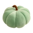 thumbnail image 1 of Yhmxh Fluffy Simulated Pumpkin Pillow Plush Pillow 3D Pumpkin Shaped Pillow Cozy Fall Decorations Stuffed Throw Pillows for Thanksgiving Christmas Halloween Bedroom Sofa Couch Supplies(7", Green), 1 of 8