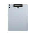 thumbnail image 1 of Yhmxh Foldable Clipboard Folder, A4 Foldable Clipboard with Pen Holder & Cover, 360 Degree Foldable Binder Clipboards with Pen Holder, File Cover Work Folder Clipboards (Gray, 12.5"x 9.2"), 1 of 6