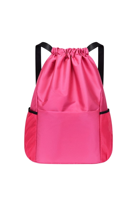 Football Backpack Volleyball Bag, Wide Shoulder Strap Drawstring Backpack Water Resistant Sports Gym Back BagSoccer Bags, with Mesh Pockets and Built-in Zipper Pocket Draw String Basketball Bag