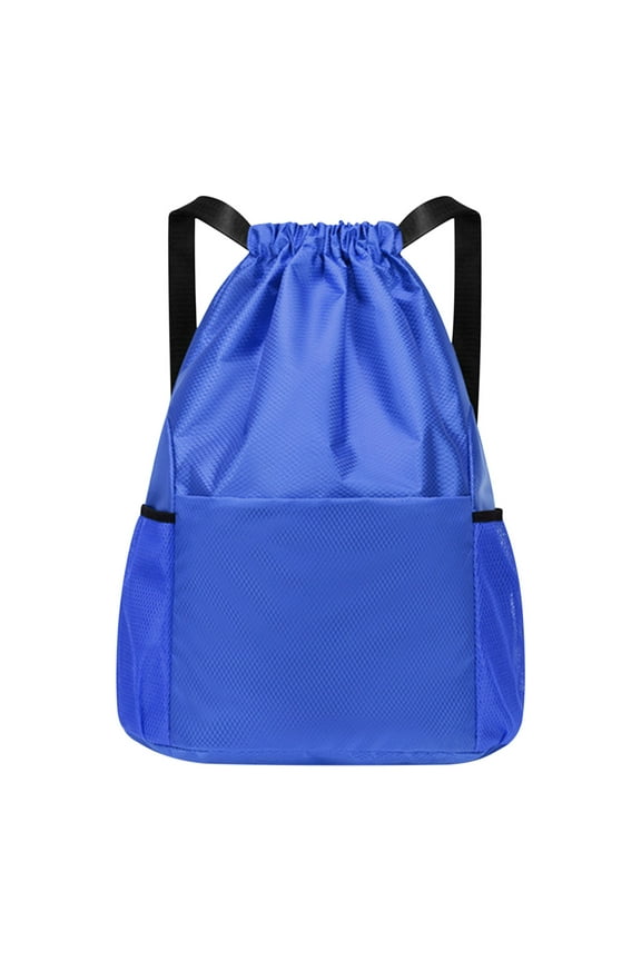 Football Backpack Volleyball Bag, Wide Shoulder Strap Drawstring Backpack Water Resistant Sports Gym Back BagSoccer Bags, with Mesh Pockets and Built-in Zipper Pocket Draw String Basketball Bag