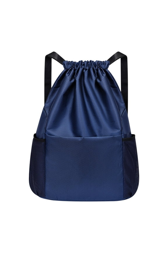 Football Backpack Volleyball Bag, Wide Shoulder Strap Drawstring Backpack Water Resistant Sports Gym Back BagSoccer Bags, with Mesh Pockets and Built-in Zipper Pocket Draw String Basketball Bag