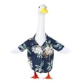 thumbnail image 1 of Yhmxh Gardener Porch Goose Outfits Spring Goose Outfit Cute Lawn Porch Goose Clothes Fits 23" Cement Plastic Goose Statue for Outdoor Garden Yard Patio Art Decor, 1 of 6