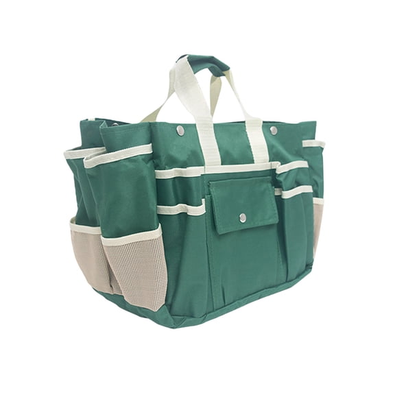Yhmxh Gardening Tote Bag Garden Tool Bag Garden Tote Home Organizer Gardening Tool Kit Holder Oxford Bag Gardening Tools Organizer Tote Lawn Yard Bag with Pockets