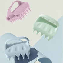 Yhmxh Hair Scalp Massager, Scalp Scrubber with Soft Silicone Bristles for Hair Cleaning & Dandruff Removal, Hair Shampoo Brush for Scalp Exfoliator, Silicone Scalp Scrubber for Everyday Scalp Care