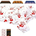 thumbnail image 1 of Yhmxh Halloween Disposable Plastic Tablecloth, 108"X54" Halloween Decorative Table Cover, Halloween Party Decorations Favors Supplies Table Cloth for Table Decor Indoor Outdoor Party Decorations, 1 of 7