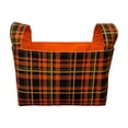 thumbnail image 1 of Yhmxh Halloween Trick or Treat Basket, Checkered Plaid Candy Tote Basket with Cute Embroidery, Reusable Halloween Candy Pail, Portable Storage Bag for Halloween Party Candy Collection and Decorations, 1 of 6