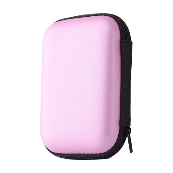 Yhmxh Hard Drive Carrying Case Storage Organizer Bag, EVA Universal Carry Pouch Electronic Accessories Carrying Case, Portable Shockproof Storage Bag with Mesh Pocket for Earphones, Cables