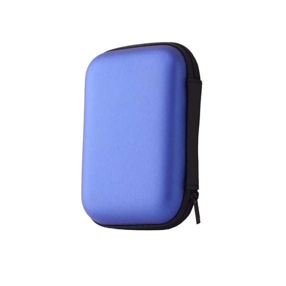 Yhmxh Hard Drive Carrying Case Storage Organizer Bag, EVA Universal Carry Pouch Electronic Accessories Carrying Case, Portable Shockproof Storage Bag with Mesh Pocket for Earphones, Cables