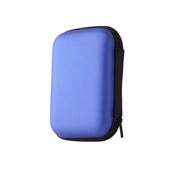 Yhmxh Hard Drive Carrying Case Storage Organizer Bag, EVA Universal Carry Pouch Electronic Accessories Carrying Case, Portable Shockproof Storage Bag with Mesh Pocket for Earphones, Cables