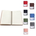 thumbnail image 1 of Yhmxh Hardcover Spiral Lined Notebook with Elastic Band & Pen Holder, A5 College Ruled Spiral Journal Notepad for Office Note Taking Diary Planning, 100 Pages Durable Double Coil Writing Notebook, 1 of 7