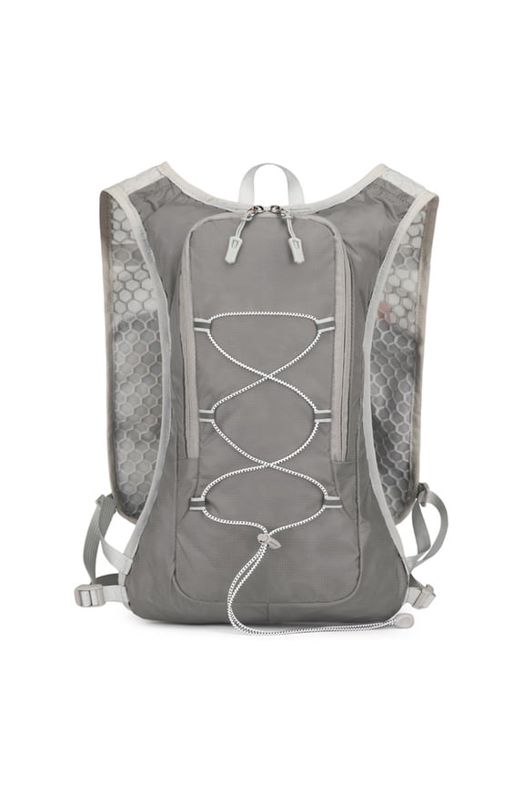 Hiking Backpack Water Rucksack Backpack Bladder Bag Cycling Bicycle Bike/Hiking Climbing Pouch Hydration Backpack Pack( 5L-Gray, Without Water Bag )