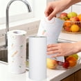 thumbnail image 1 of Yhmxh Kitchen Paper Towels with Decorative Prints, Reusable Paper Towel Roll Disposable Cleaning Rags Unscented 50 Sheets per Roll, 1 of 7