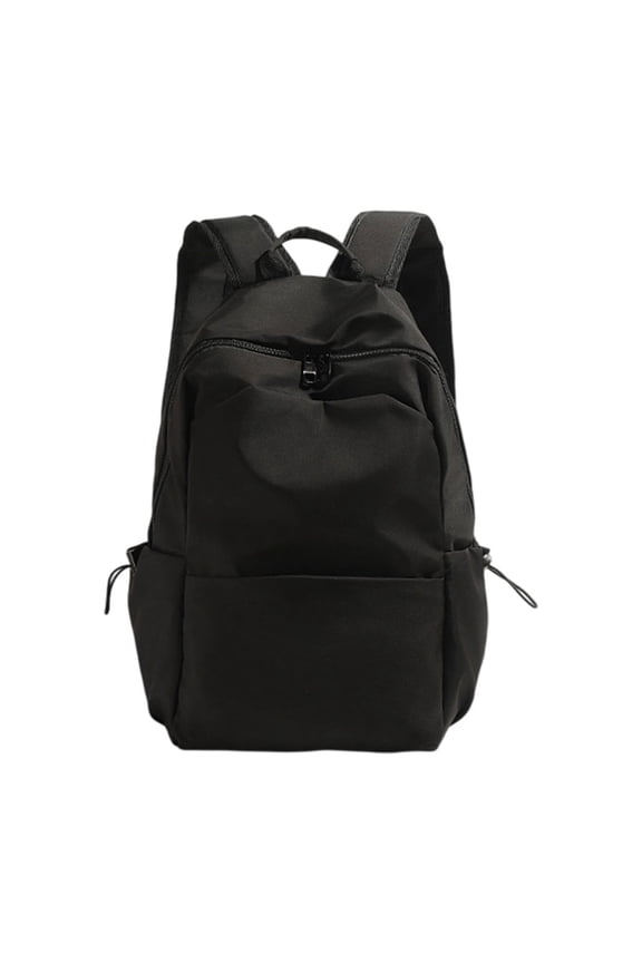 Laptop Backpack for Work, Lightweight Waterproof Daily Backpacks for Men Women, Sport Rucksack Computer Bag Fits 15.6 Inch Notepad, Small Simple Backpacks for College, Travel (Black)