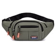 thumbnail image 1 of Yhmxh Large Crossbody Fanny Pack Running Belt with 4-Zipper Pockets, Workout Traveling Running Casual Hands-Free Wallets Waist Pack Phone Bag Fits All Phones, Gifts for Enjoy Sports, 1 of 3