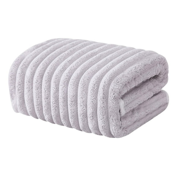 Yhmxh Large Thickened Microfiber Coral Velvet Highly Absorbent Bath Towels -Soft Quick Dry Highly Absobent -Multipurpose Use as Beach Towel, Bathroom, Shower, Sports, Yoga Towel (59"*31", Gray)