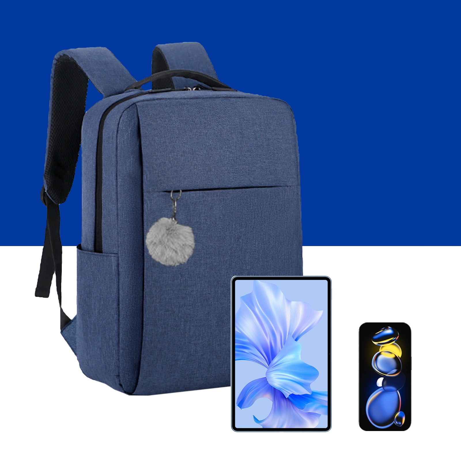 SUPACOOL Laptop Backpack With USB Port - Lightweight, Water Resistant, Fits 15.6" Laptop - View #3