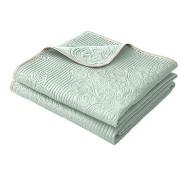 Yhmxh Lightweight Cooling Comforter Queen Size Cooling Quilt, Jacquard Breathable Summer Cooling Blankets with Double Side Cold for Hot Sleepers, Cool Like Ice Cream Microfiber Bedspread for Bed