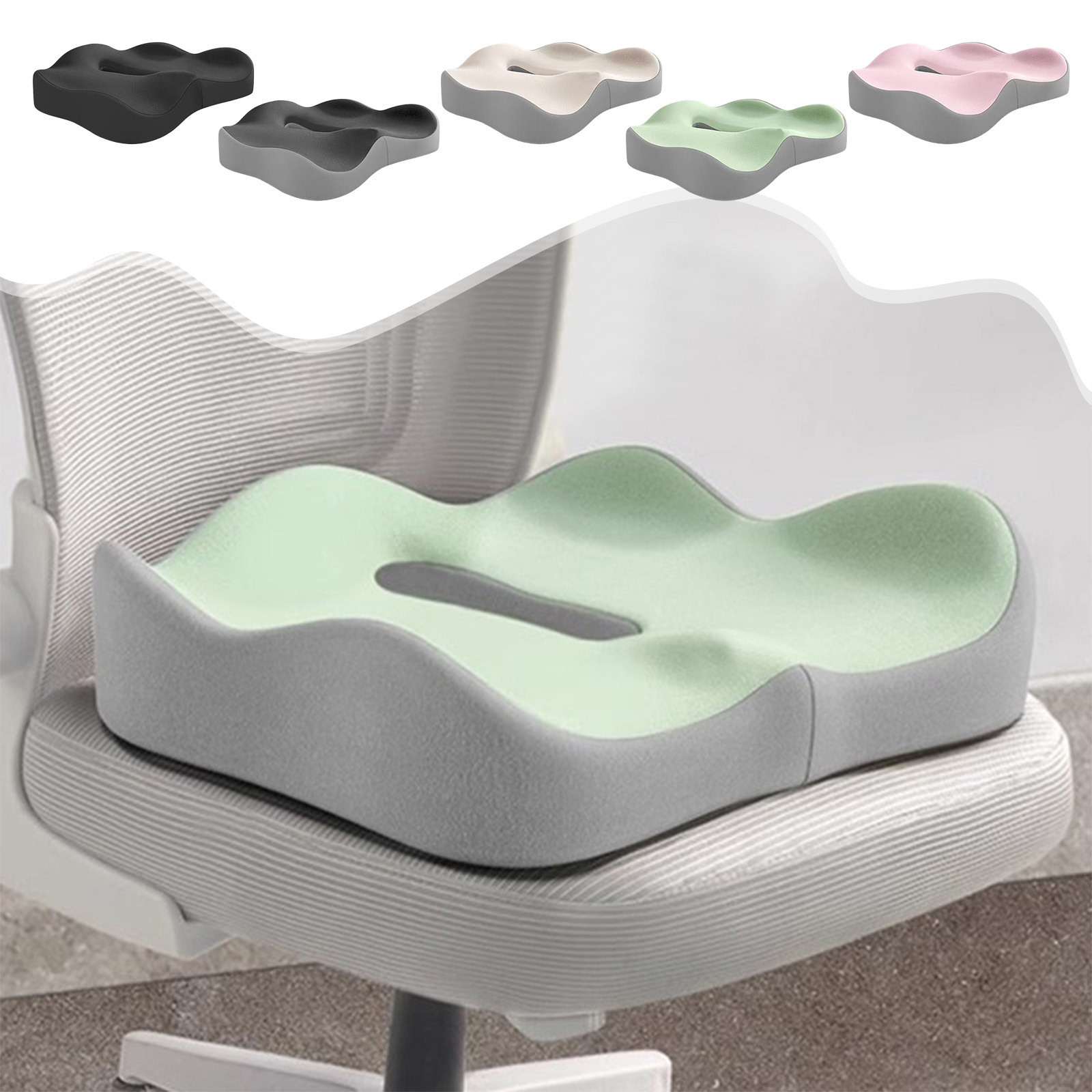 Yhmxh Memory Foam Seat Cushion Extra Large Memory Foam Cushion For 