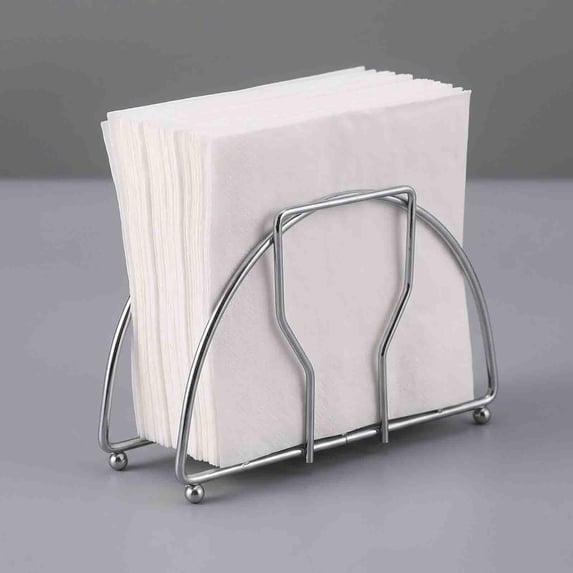 Yhmxh Metal Wire Napkin Holder for Table, Decorative Freestanding Tissue Dispenser, Rust‑proof Napkin Organizer, Stylish Tabletop Paper Napkin Rack for Kitchen Countertop, Dining Table, Coffee Bar