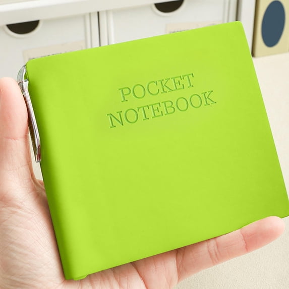 Yhmxh Mini Pocket Notebook with Pen, Small Pocket Journal Notebook with Pen Holder, Portable Pocket Notepad for Note Taking, Pocket Size Notebook for Travel, Office Supplies