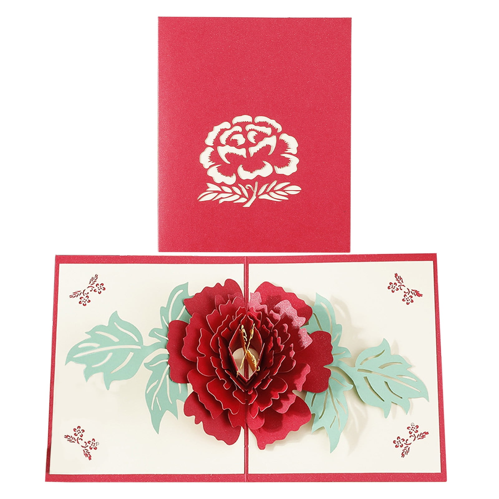 Yhmxh Mothers Day Gifts For Mom | 3D Jump up Flower Bouquet Card ...