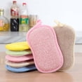 thumbnail image 1 of Yhmxh Multipurpose Kitchen Scrub Sponges, Non-Scratch Dish Sponge Microfiber Scrub Sponges for Kitchen Reusable Scouring Pads Sponge Scrubber for Household Cleaning Dishes and Pots, 1 of 7
