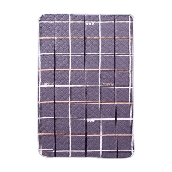 Yhmxh Non-Slip Bed Pad Washable Large Incontinence Bed Pad Waterproof Absorbent Bed Wetting Protection Pad for Adults 40"x60"Reusable Plaid Mattress Protector Pad for Incontinence