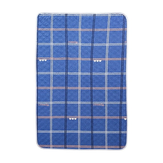 Yhmxh Non-Slip Bed Pad Washable Large Incontinence Bed Pad Waterproof Absorbent Bed Wetting Protection Pad for Adults 40"x60"Reusable Plaid Mattress Protector Pad for Incontinence