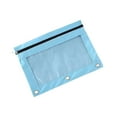 thumbnail image 1 of Yhmxh Oxford Cloth Pencil Cases with 3 Ring, Sky Blue, 1 of 2