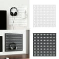 thumbnail image 1 of Yhmxh Pegboard Combination Kit, White Pegboard Wall Organizer, Plastic PegBoard for Office, Craft Room Storage and Organization, Easy Installation for Craft Room, Garage, Kitchen, Workshop 12"x12", 1 of 7
