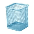 thumbnail image 1 of Yhmxh Pen Holder Cup for Desk, Wire Mesh Pencil Cup Holder for Desk Organizer for Office Supplies, Mesh Pencil Metal Pen Cup Desk Pen Organizer Case Pencil Jar Pencil Storage Bucket (Light blue), 1 of 6