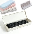 thumbnail image 1 of Yhmxh Pencil Box Hard Pencil Case with Snap-Tight Lid, Stackable Plastic Box for Marker, Multipurpose Brushes Box Cosmetic Pencil Cases, Travel Toiletry Cases for Stationery Storage Organizer, 1 of 7