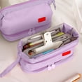thumbnail image 1 of Yhmxh Pencil Case Pouch Large Capacity with Compartments, Pencil Case Pouch Bag with Zipper Handle for Adults Women Men, Portable Pen Bag Stationery Organizer for Office College Travel, 1 of 6