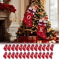 thumbnail image 1 of Yhmxh Personalized Christmas Stockings with Initials, Large Embroidered Monogrammed Knit Christmas Stocking Gift Bag for Family, Xmas Holiday Party Gifts & Decoration for Fireplace, 1 of 6