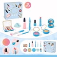 thumbnail image 1 of Yhmxh Pretend Fake Makeup Kit for Little Girls Toddlers, Realistic Pretend Makeup Toys with Storage Box, Pretend Makeup Kits Play Set for Kids 3 4 5 6 Year Old Birthday Christmas Gifts, 1 of 6