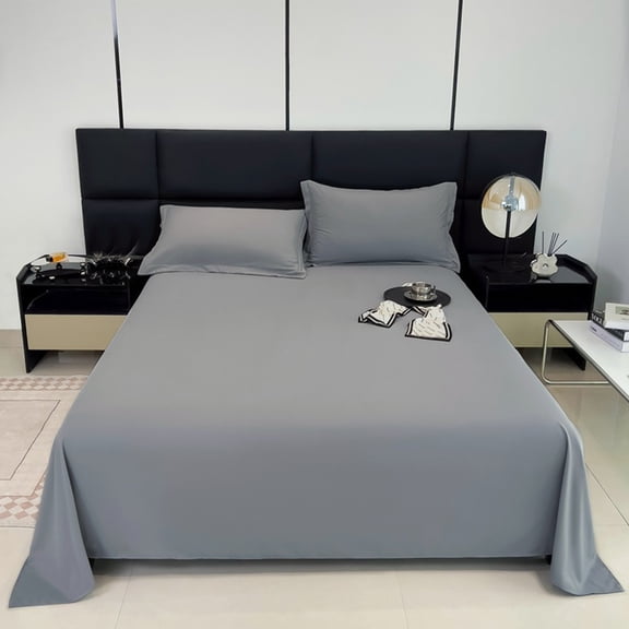 Yhmxh Queen Sheet Set - Ultra-Soft Microfiber Queen Bed Sheets - Fade Resistant - Deep Pockets - Easy Fit - Bedding Sheets - Microfiber Luxury Bedding with Deep Pockets((91x87in, Gray)