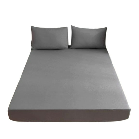 Yhmxh Queen Size Bedding 3 Piece Sheet Set - Comfy Breathable & Cooling Sheets - Summer Bedding Fitted Sheet With 2 Pillowcases - Deep Pockets, Easy-Fit, Soft & Wrinkle Free Sheets