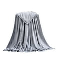 thumbnail image 1 of Yhmxh Queen Size Throw Blanket for Couch, Fleece Throw Blanket, Cozy Blanket for Women, Cute Warm Fluffy Cream Blanket, Teacher Gifts Birthday Gifts for Women Men, Room Home Dorm Decor 80"X90", 1 of 6