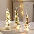 thumbnail image 1 of Yhmxh Resin Christmas Tree, Lighted Clear Christmas Tree Figurines with LED Fairy Lights 5.5 in Light up Christmas Tree Centerpieces Decor Xmas Table Lamps Ornaments Gifts for Home Indoor Holiday, 1 of 7