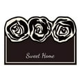 thumbnail image 1 of Yhmxh Roses Bathroom Rug Mat, Black and White Bath Rugs,Quick-Drying Machine Washable Floor Mat for Shower Room, Soft and Non Slip Diatom Bathroom Mat for Kitchen Bathtub Accessories,15.7"×23.6", 1 of 6